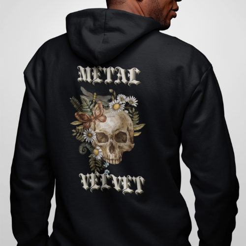 Skull Zippered Hoodie image 0