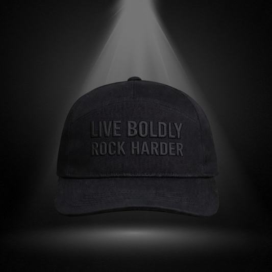 Live Boldly Rock Harder Cap